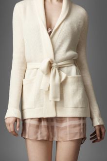 Burberry Short Cashmere Dressing Gown - Lyst