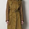 Burberry Prorsum Oversized Linen Parka in Khaki (green) - Lyst