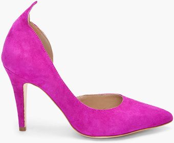  Raspberry Suede Sinousa Heels 