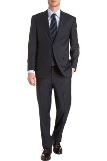 Canali Pinstripe Suit - Lyst