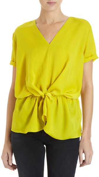 Carven Knot Front Top - Lyst