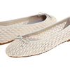 Delman Faye Ballet Flats in Beige (c) - Lyst