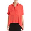 Diane Von Furstenberg Elma Blouse in Red (cherry) - Lyst