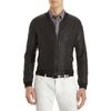 Dolce & Gabbana Ribbed Collar Bomber in Black for Men - Lyst