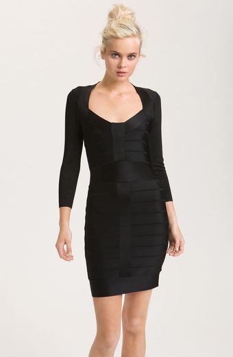 French Connection Banded Mini Dress - Lyst
