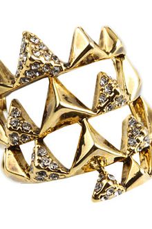 House Of Harlow Pyramid Wrap Ring with Pave - Lyst