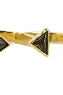 House Of Harlow Resin Pyramid Double Finger Ring - Lyst