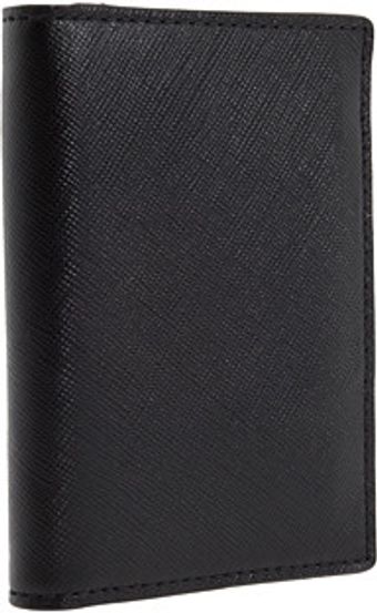 Jack Spade Crosshatch Leather Vertical Flap Wallet - Lyst