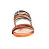 Jil Sander Flat Sandals in Orange (f) - Lyst