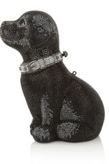 Judith Leiber Puppy Sequin Clutch Bag