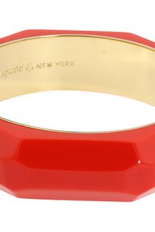 Kate Spade Triple Threat Faceted Bangle - Lyst