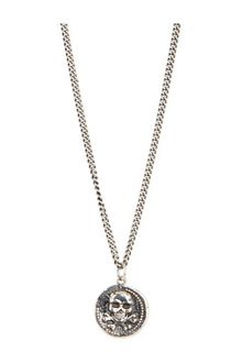 King Baby Studio Skull Vintage Coin Pendant - Lyst