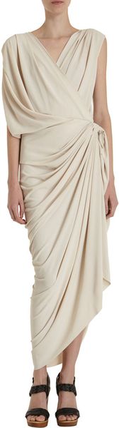  Side Drape Gown 