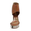 Michael Kors Cuff Sandals in Brown (l) - Lyst