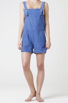 MiH Jeans The Shortie Dungarees - Lyst