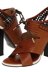 Proenza Schouler Cris-cross Lizard S/b