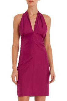 Yves Saint Laurent Halter Mini Dress - Lyst