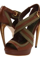 Alexander McQueen Sandal Tess. S. Cuoio