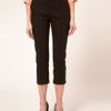 Asos Collection Asos Pintuck Crop Trouser in Black - Lyst