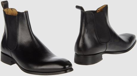 Cavallini Ankle Boots in Black for Men - Lyst