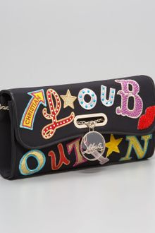Christian Louboutin Riviera Clutch - Lyst