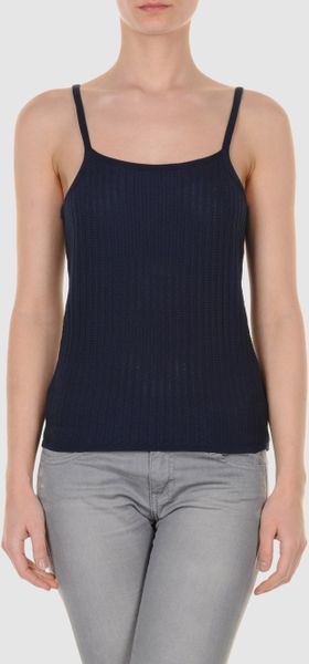 Dsquared2 Top in Black (white) - Lyst