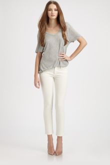 Goldsign Frontier Cropped Slimleg Jeans - Lyst