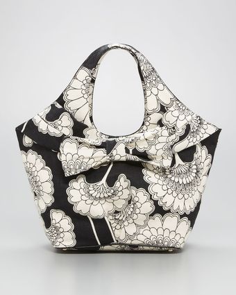  Tate Floral-print Tote, Large 