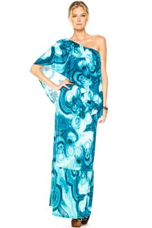 Michael Kors One-shoulder Maxi Dress - Lyst