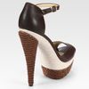 Rachel Zoe Bardot Raffia and Leather Platform Sandals in Brown - Lyst