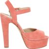 Steve Madden Womens Dynemite Sandal in Pink (coral suede) - Lyst