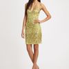 Sue Wong Sequined Dress in Green (celadon) - Lyst