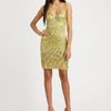 Sue Wong Sequined Dress in Green (celadon) - Lyst