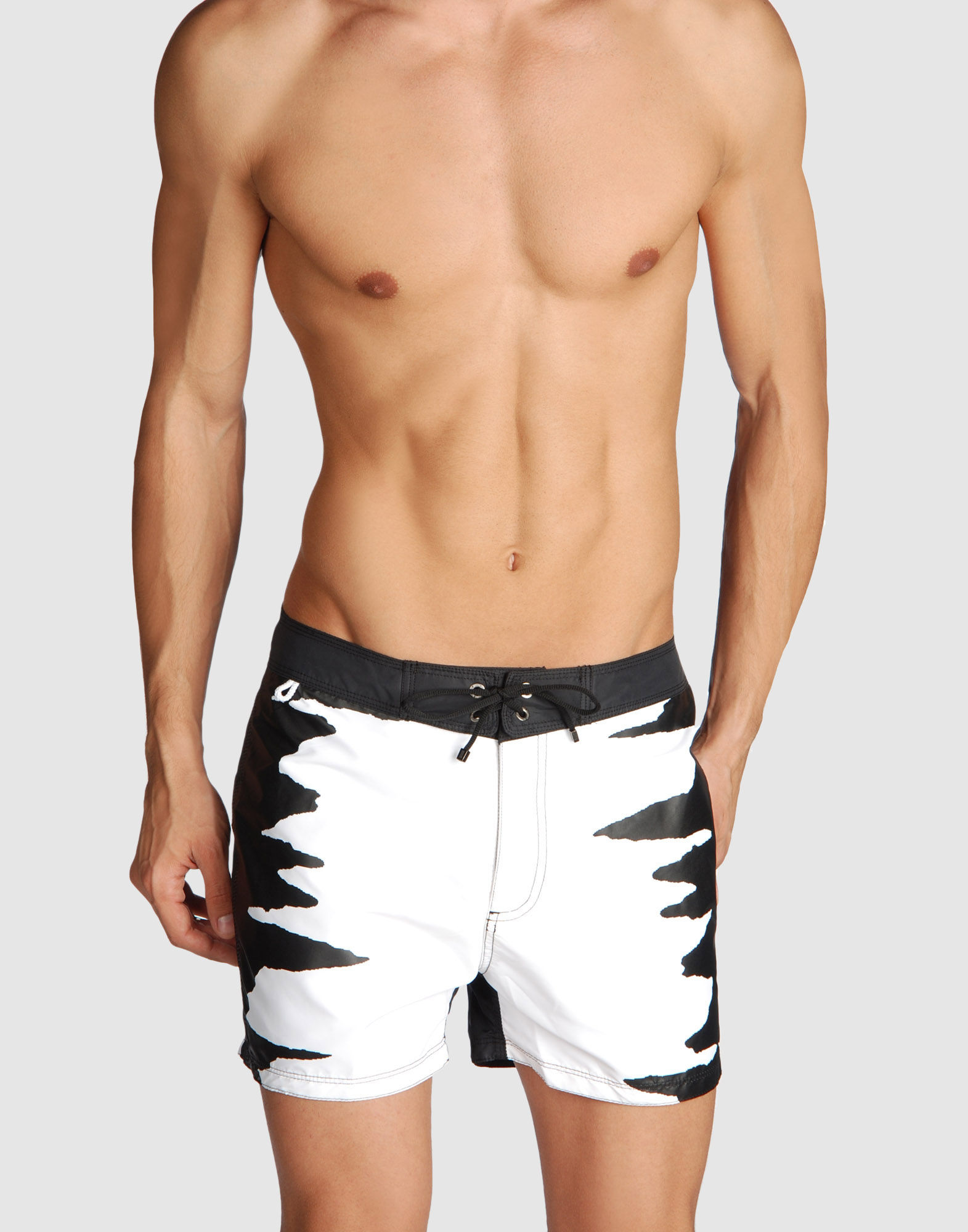 Sundek By Neil Barrett Swimming Trunks In Black For Men Lyst