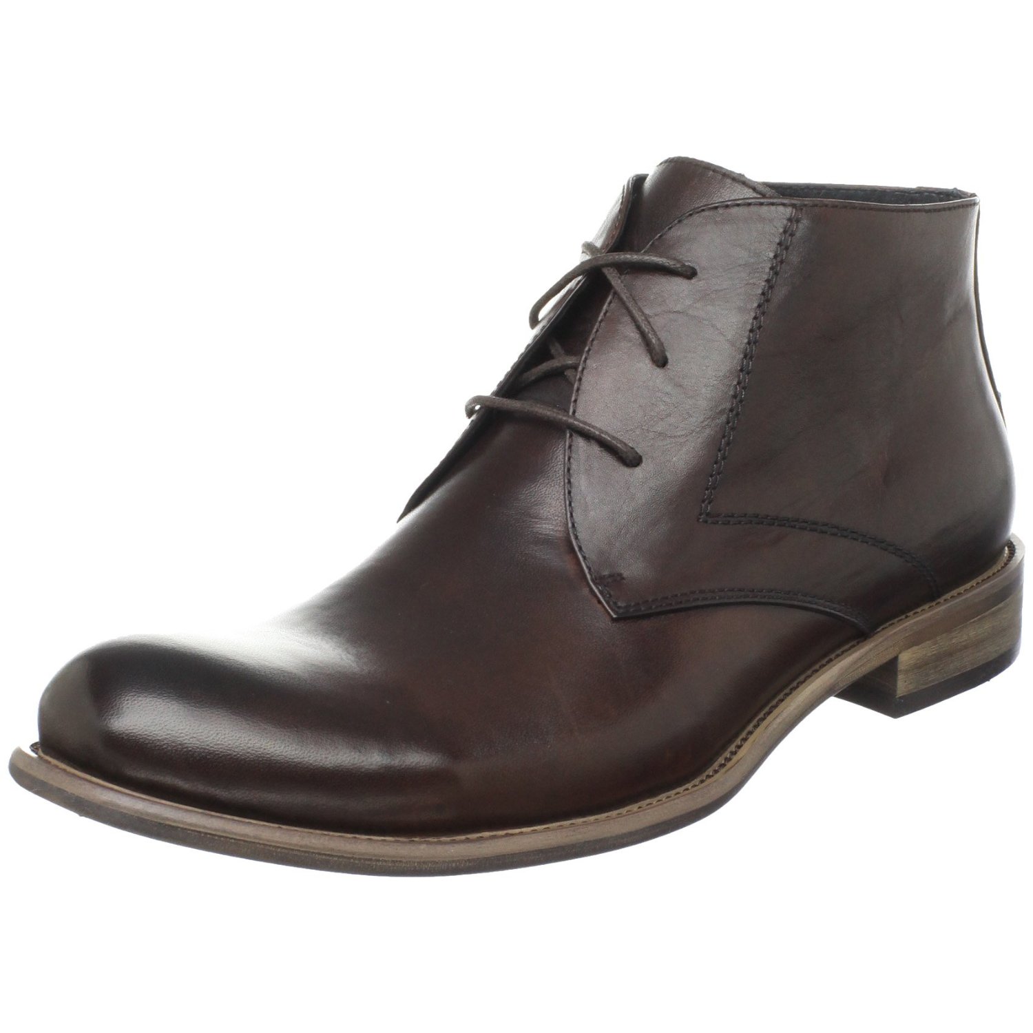 Steve Madden Mens Bristole Dress Boot in Brown for Men (brown leather ...