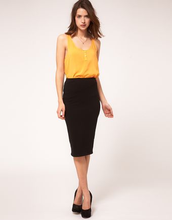 ASOS Collection Asos Pencil Skirt in Jersey - Lyst