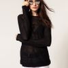 Cheap Monday Fine Knit Jumper in Black - Lyst
