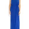 Chinti And Parker Twisted Halterneck Bamboojersey Maxi Dress in Blue (bamboo) - Lyst