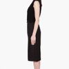 Comme Des Garçons Black Silk Wool Dress in Black - Lyst