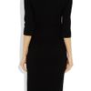 Jason Wu Contrastcollar Stretchponte Dress in Black - Lyst
