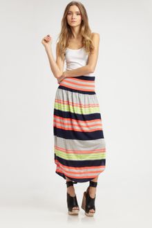 Marc By Marc Jacobs Flash Stripe Jersey Skirt - Lyst
