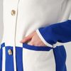 Milly Roberta Striped Cardigan in Blue (cobalt) - Lyst