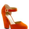 Modcloth Trip To The Tropics Heel in Orange - Lyst