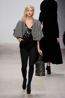 PPQ Fall 2012 Mixed Fabric Bodysuit  - Lyst