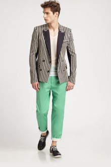 Richard Chai Mesh-detail Blazer - Lyst