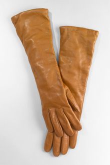 Tory Burch Elbow Length Leather Glove - Lyst