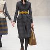 Burberry Prorsum Fall 2012 Brown Suede Heeled Ankle LaceUp Boots in Brown - Lyst