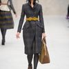 Burberry Prorsum Fall 2012 Brown Suede Heeled Ankle LaceUp Boots in Brown - Lyst
