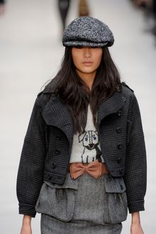Burberry Prorsum Fall 2012 Herringbone Tweed Cap - Lyst