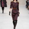 Burberry Prorsum Fall 2012 Ruched Bow Detail Belt in Brown - Lyst